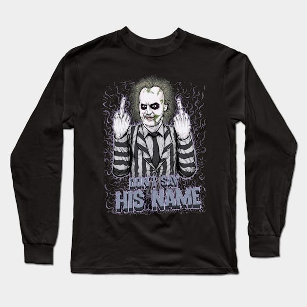 Beetlejuice Long Sleeve T-Shirt by d.legoshin.art